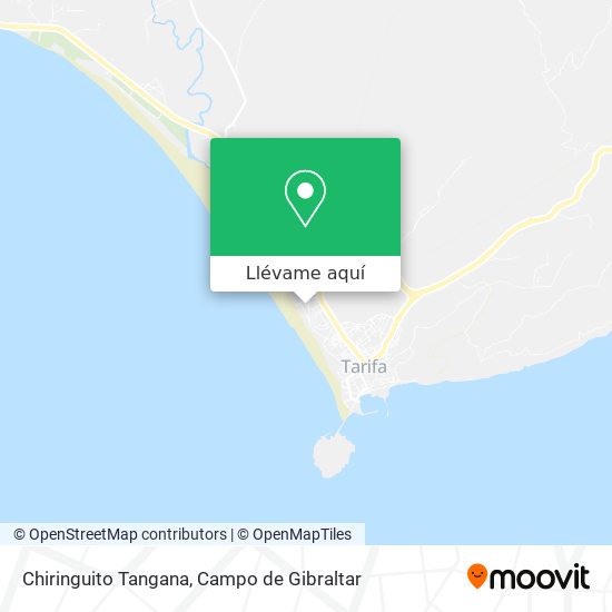 Mapa Chiringuito Tangana