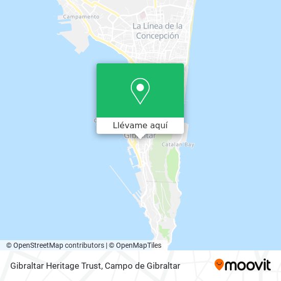 Mapa Gibraltar Heritage Trust