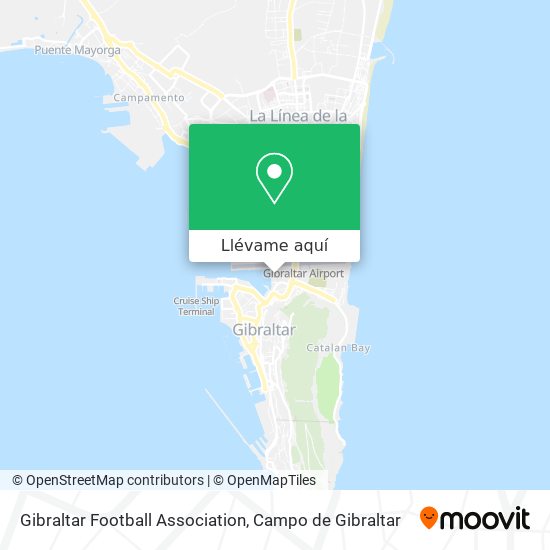 Mapa Gibraltar Football Association