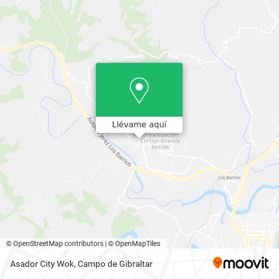 Mapa Asador City Wok