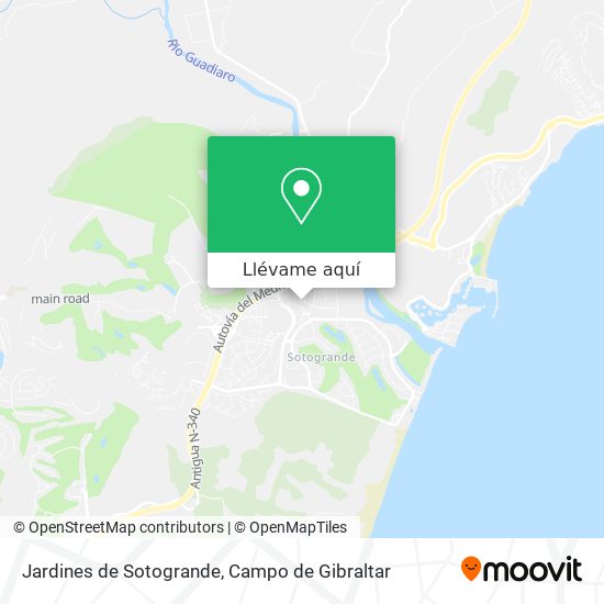 Mapa Jardines de Sotogrande