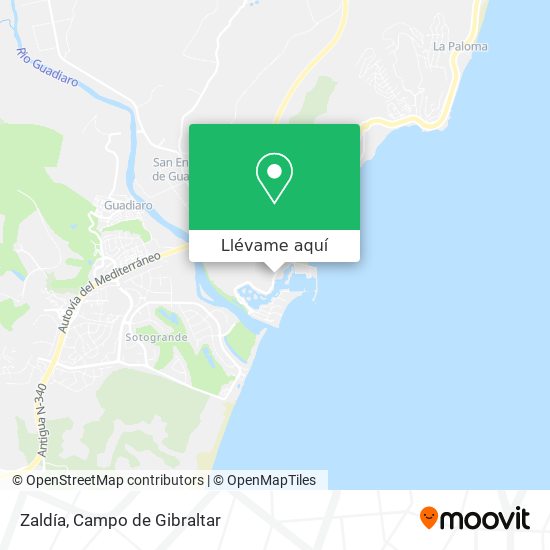 Mapa Zaldía