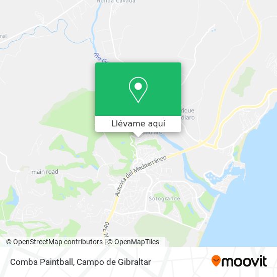 Mapa Comba Paintball