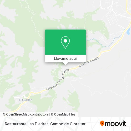 Mapa Restaurante Las Piedras