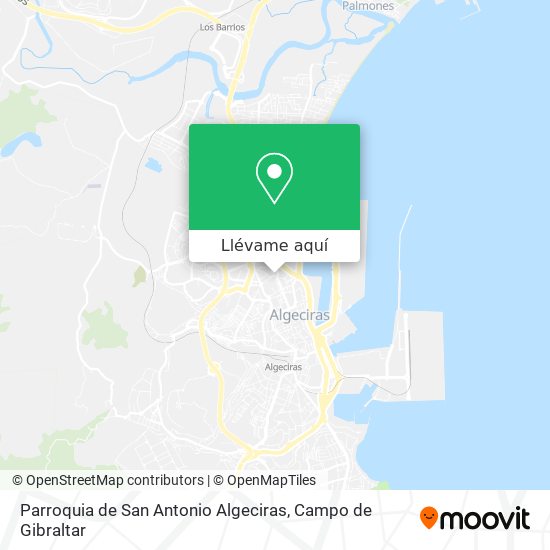 Mapa Parroquia de San Antonio Algeciras