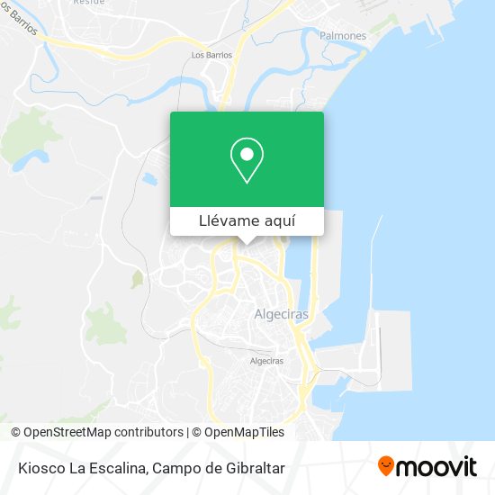 Mapa Kiosco La Escalina