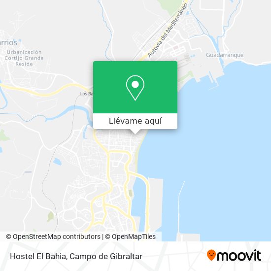 Mapa Hostel El Bahia