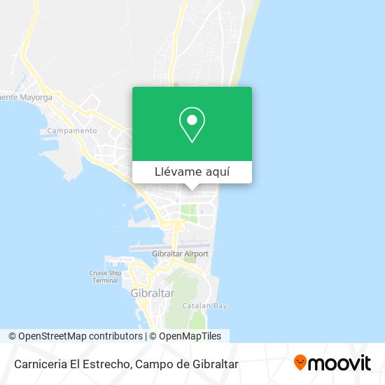 Mapa Carniceria El Estrecho