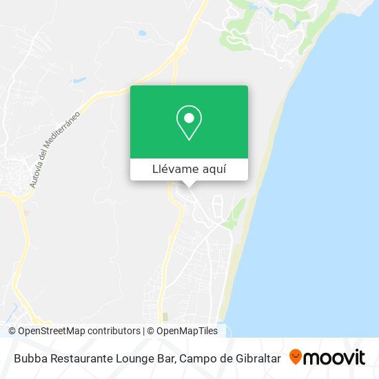 Mapa Bubba Restaurante Lounge Bar