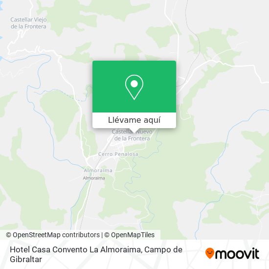 Mapa Hotel Casa Convento La Almoraima