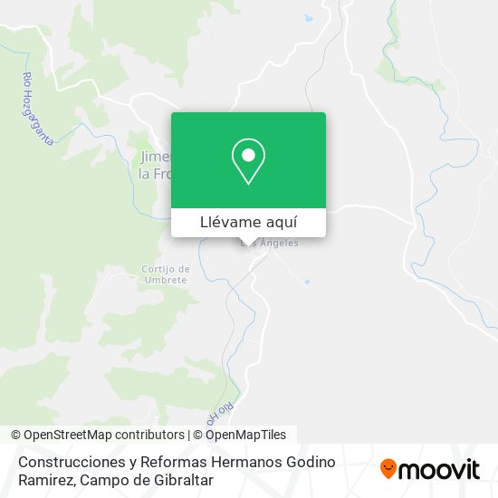 Mapa Construcciones y Reformas Hermanos Godino Ramirez