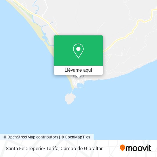 Mapa Santa Fé Creperie- Tarifa