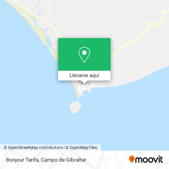 Mapa Bonjour Tarifa