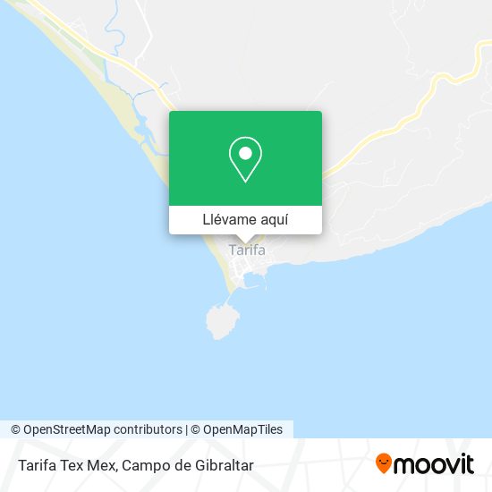 Mapa Tarifa Tex Mex