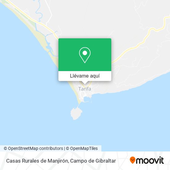Mapa Casas Rurales de Manjirón
