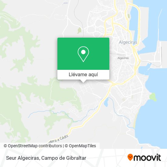 Mapa Seur Algeciras