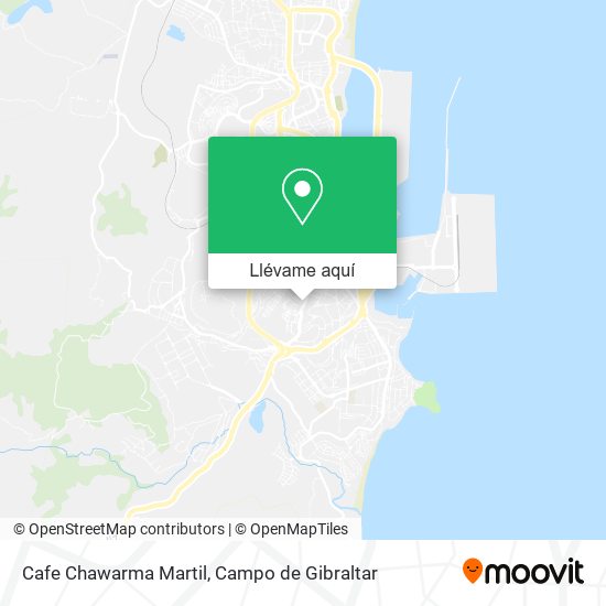 Mapa Cafe Chawarma Martil