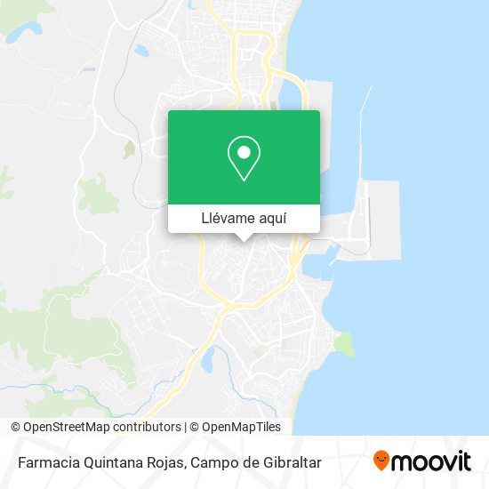 Mapa Farmacia Quintana Rojas