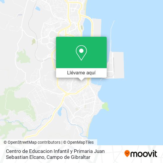Mapa Centro de Educacion Infantil y Primaria Juan Sebastian Elcano