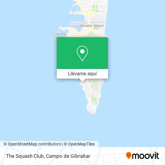 Mapa The Squash Club