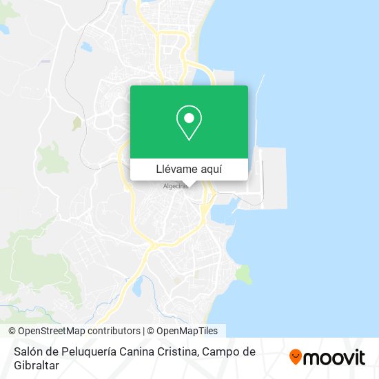 Mapa Salón de Peluquería Canina Cristina