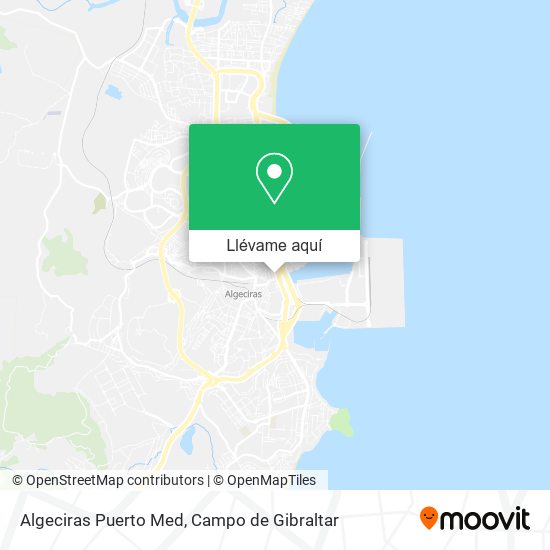 Mapa Algeciras Puerto Med