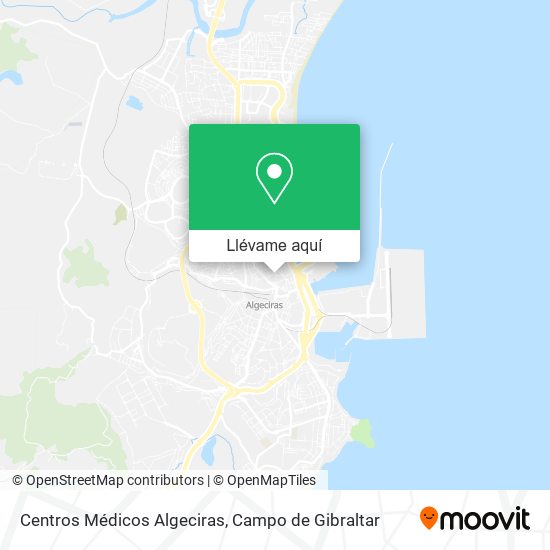Mapa Centros Médicos Algeciras