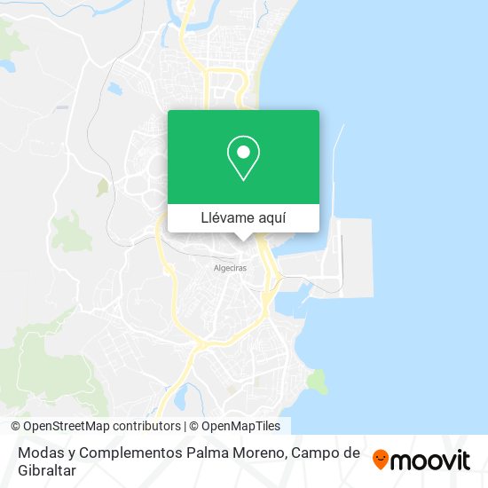 Mapa Modas y Complementos Palma Moreno
