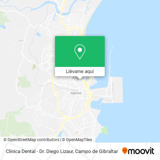 Mapa Clinica Dental - Dr. Diego Lizaur