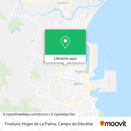 Mapa Freiduria Virgen de La Palma