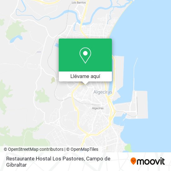 Mapa Restaurante Hostal Los Pastores