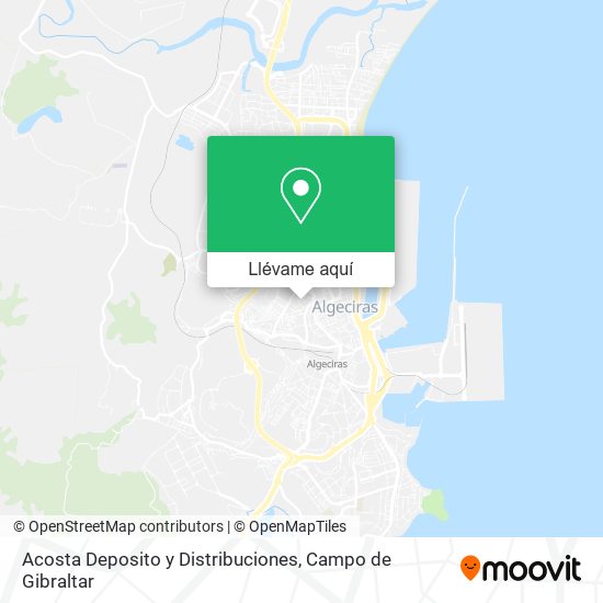 Mapa Acosta Deposito y Distribuciones