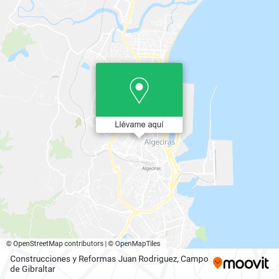 Mapa Construcciones y Reformas Juan Rodriguez