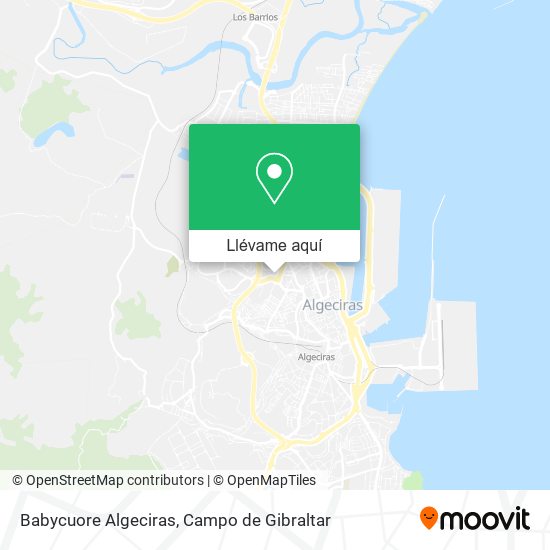 Mapa Babycuore Algeciras
