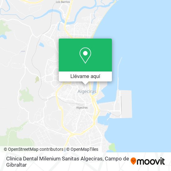 Mapa Clínica Dental Milenium Sanitas Algeciras