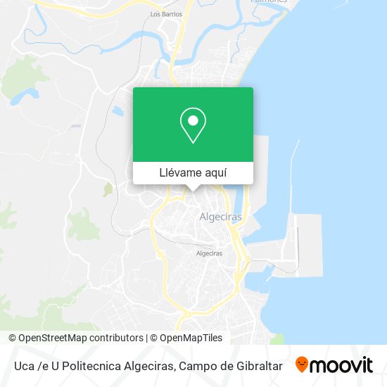 Mapa Uca /e U Politecnica Algeciras