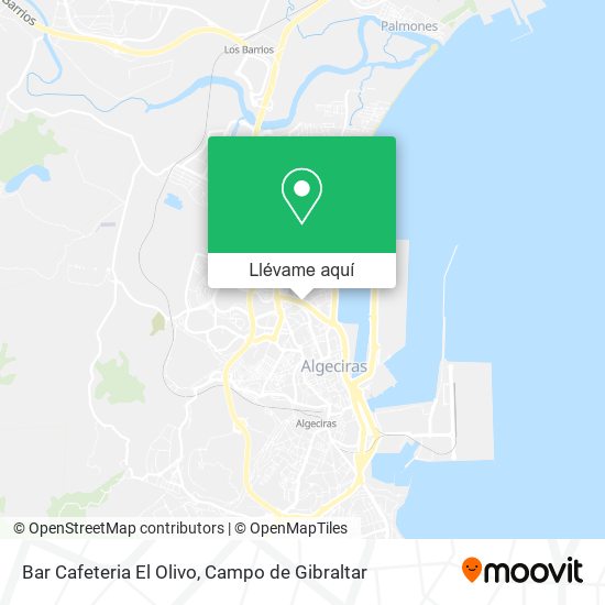 Mapa Bar Cafeteria El Olivo