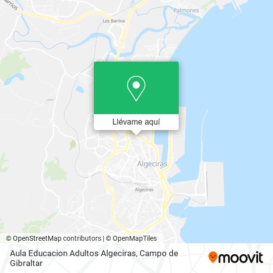 Mapa Aula Educacion Adultos Algeciras
