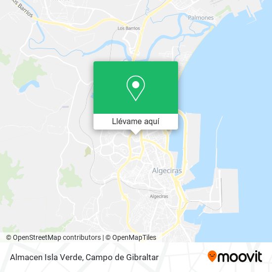 Mapa Almacen Isla Verde