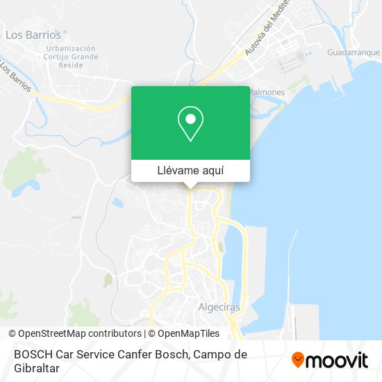 Mapa BOSCH Car Service Canfer Bosch