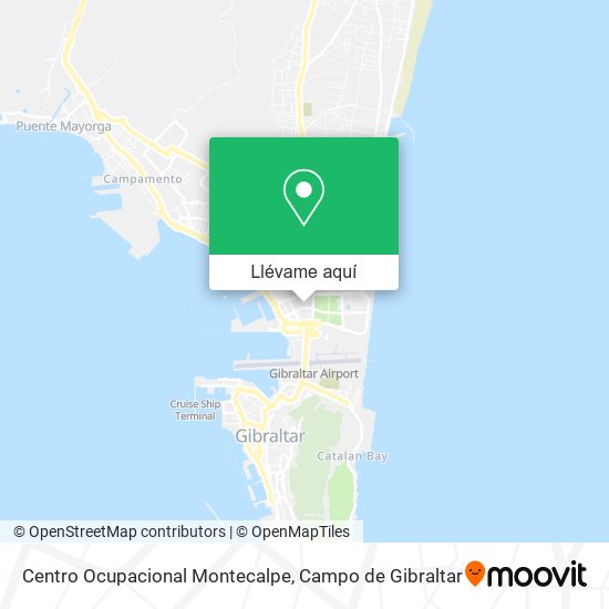 Mapa Centro Ocupacional Montecalpe