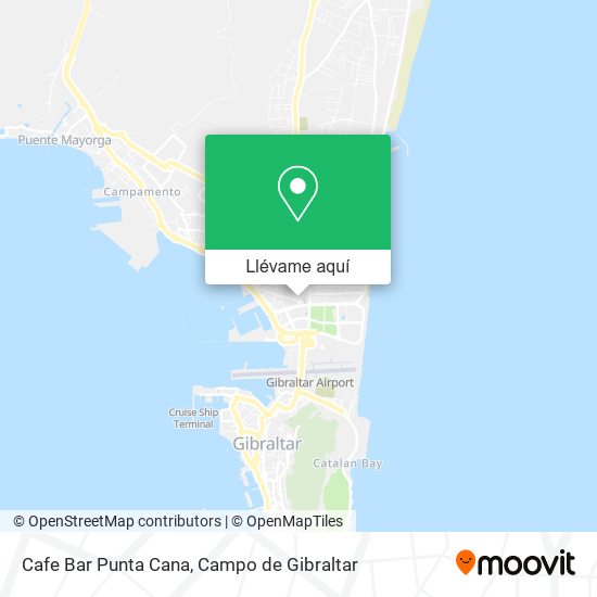 Mapa Cafe Bar Punta Cana