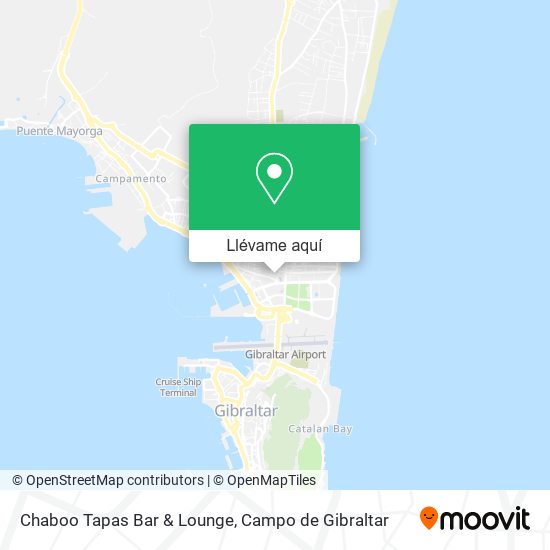 Mapa Chaboo Tapas Bar & Lounge