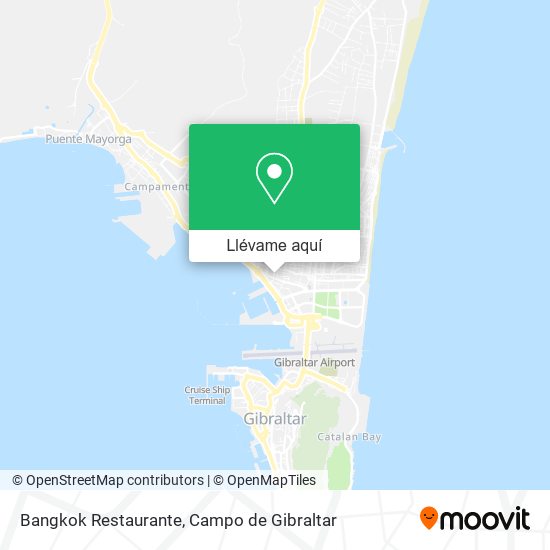Mapa Bangkok Restaurante