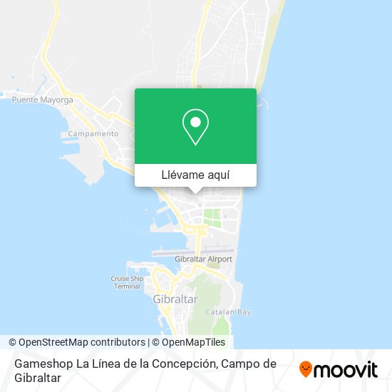 Mapa Gameshop La Línea de la Concepción