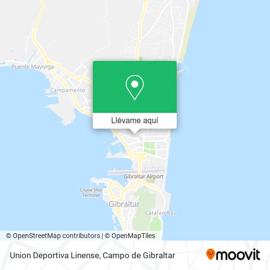 Mapa Union Deportiva Linense