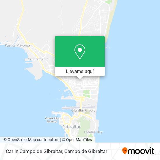 Mapa Carlin Campo de Gibraltar