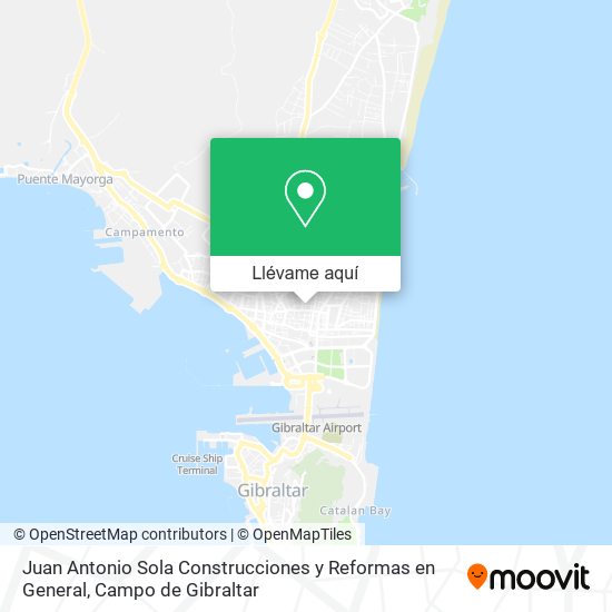 Mapa Juan Antonio Sola Construcciones y Reformas en General