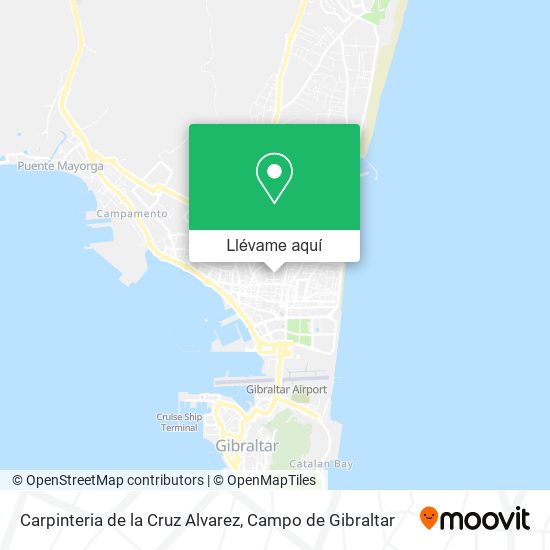 Mapa Carpinteria de la Cruz Alvarez