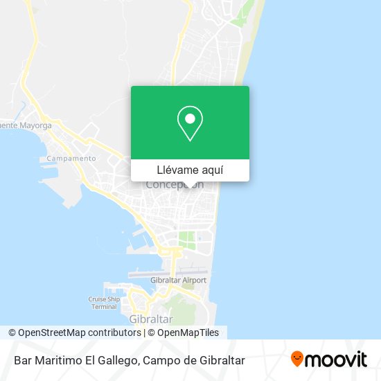 Mapa Bar Maritimo El Gallego